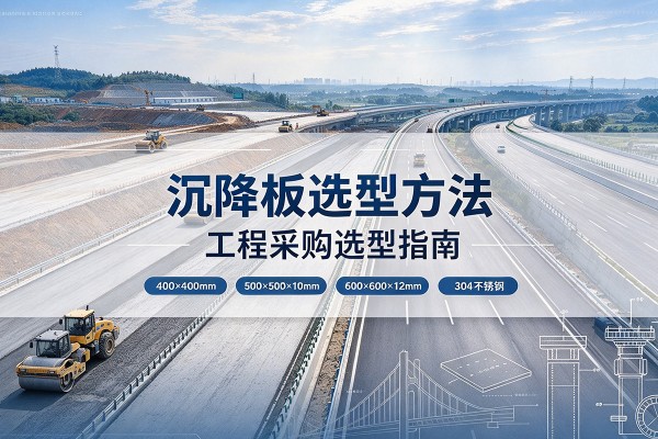 爱辉沉降板选择方法