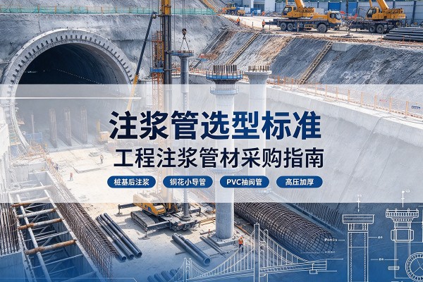 爱辉注浆管选型标准