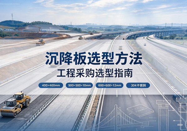爱辉沉降板选择方法